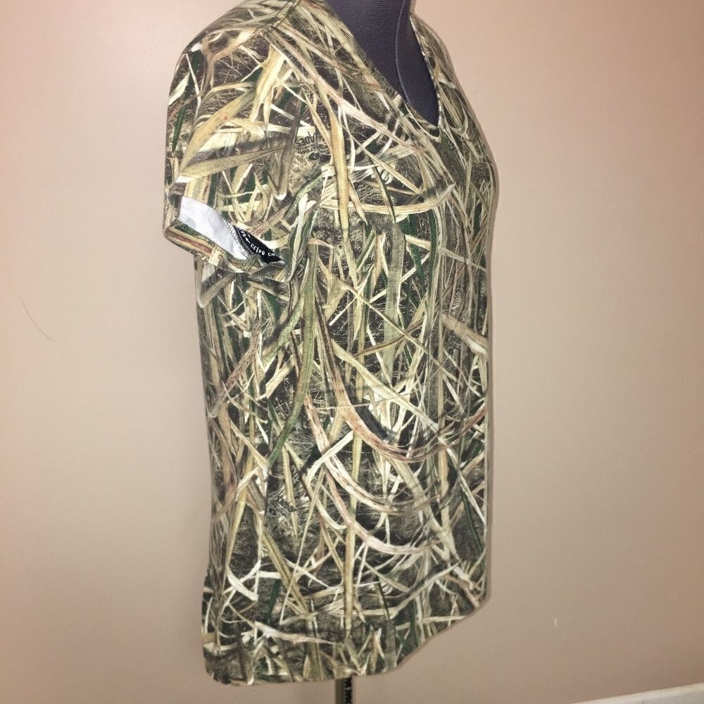 Mossy Oak Girls Camo T-shirt L 12/14 - Picture 3 of 6